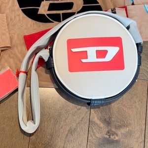Diesel Logo circle shoulder bag